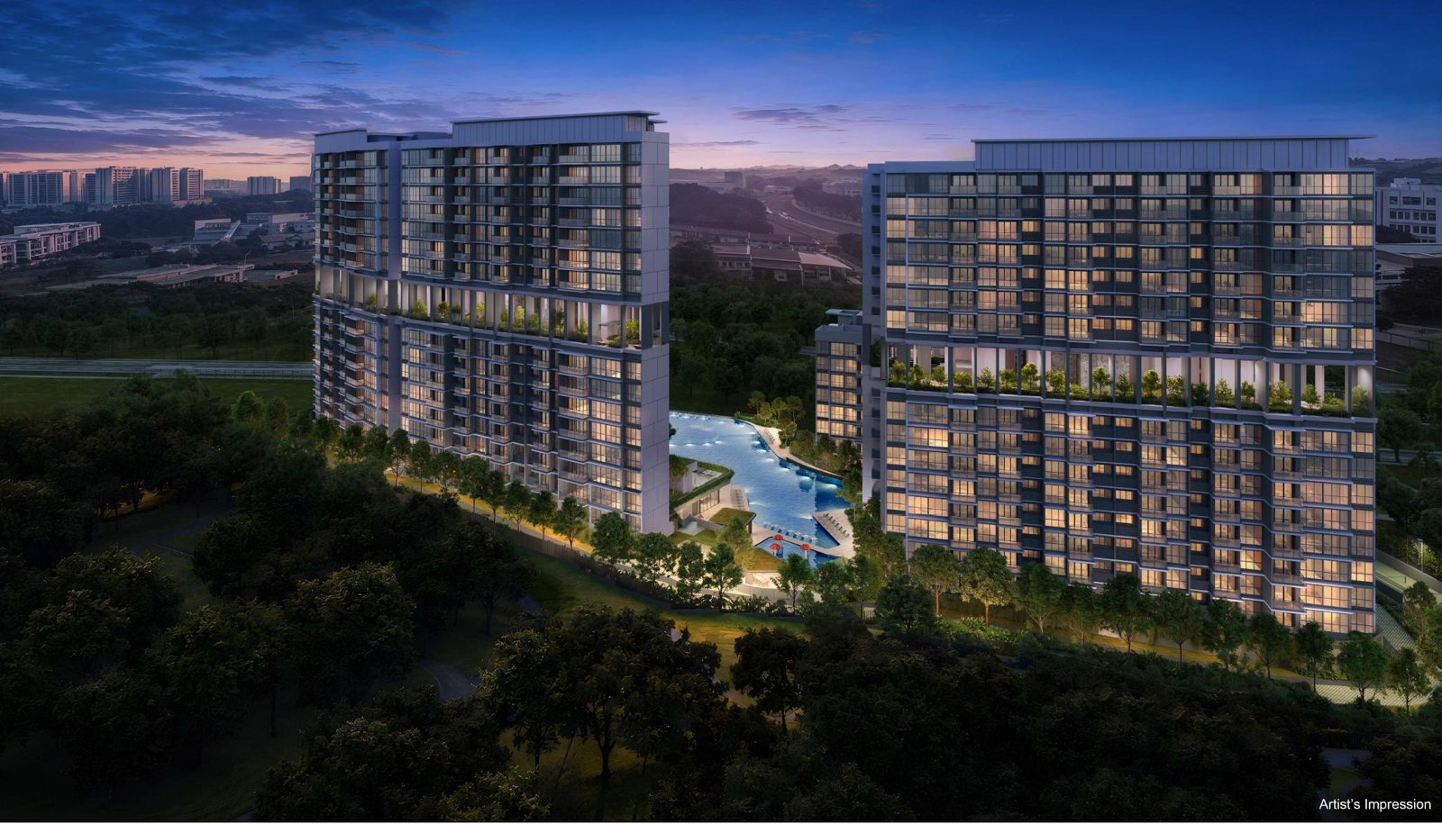 Lentor Gardens Residences — developer's visual
